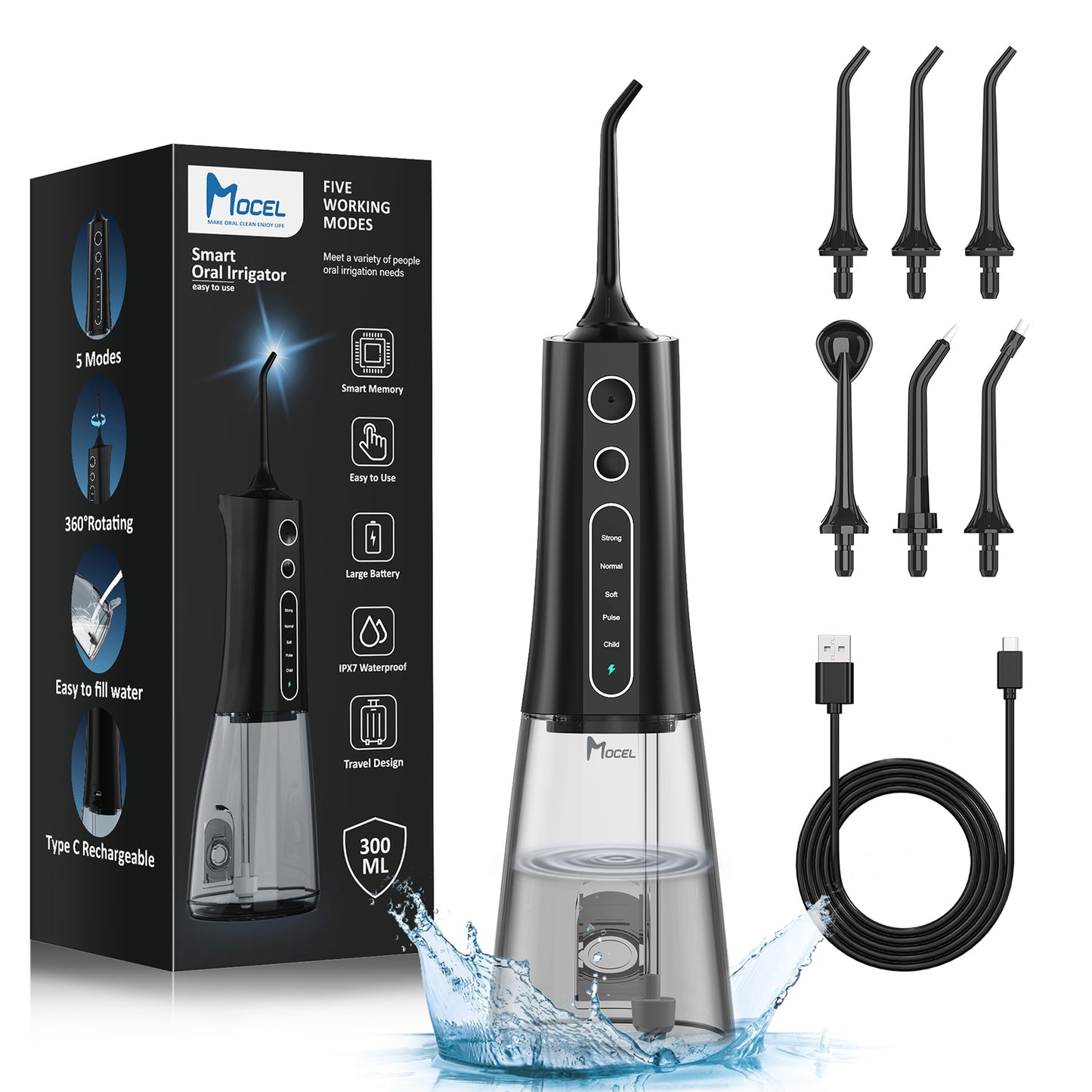 Mocel® Smart Electric Water Flosser