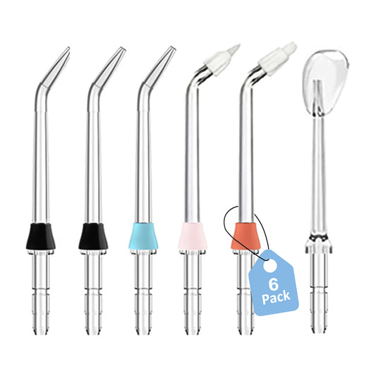 6 PCS Water Flosser Pick , Includes Periodontal Tips and Orthodontic Tip
